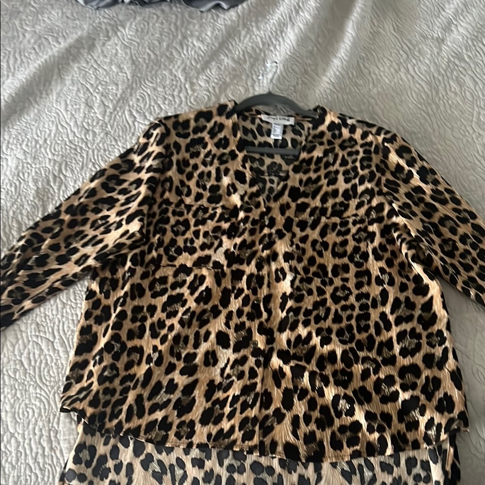 Joseph Ribkoff Leopard Print Blouse